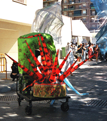 Sea urchin inflatable