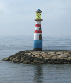 8 m inflatable lighthouse