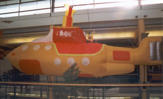 Submarine inflatable at event