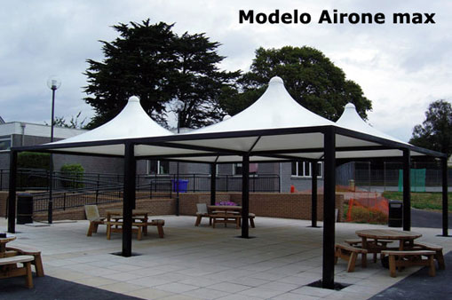 Airone Max — structure and finishes