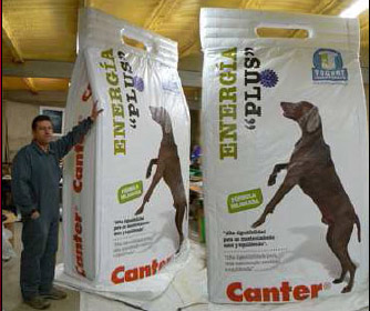 Sachet gonflable produit petfood